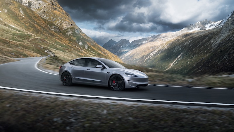Tesla Model 3 Highland – Frontansicht